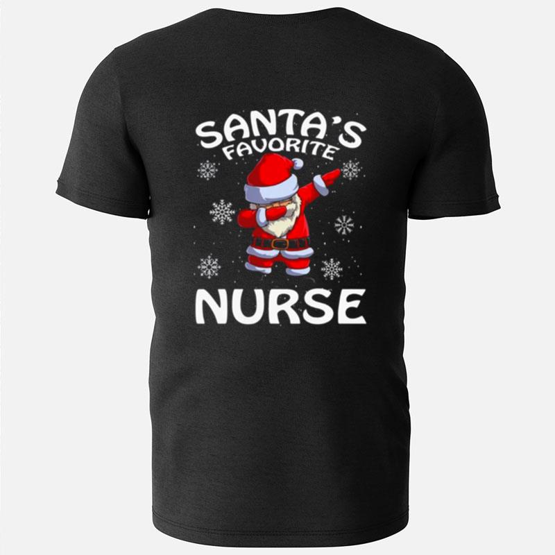 Santa's Favorite Nurse Christmas T-Shirts