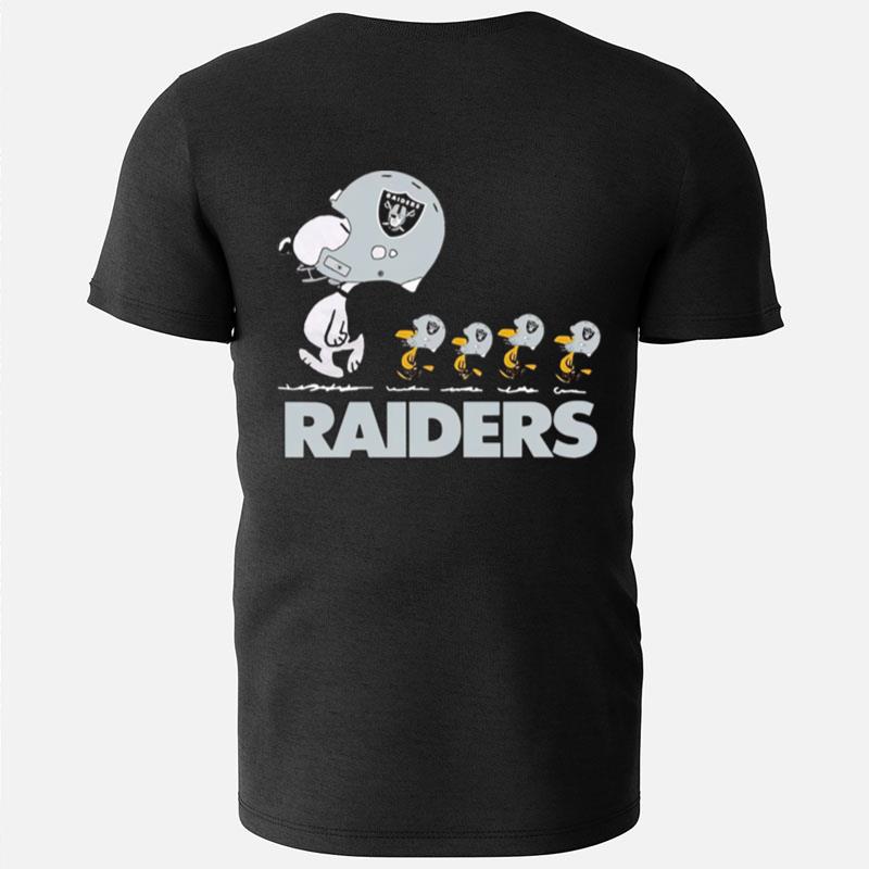 Snoopy And Woodstock Oakland Raiders T-Shirts