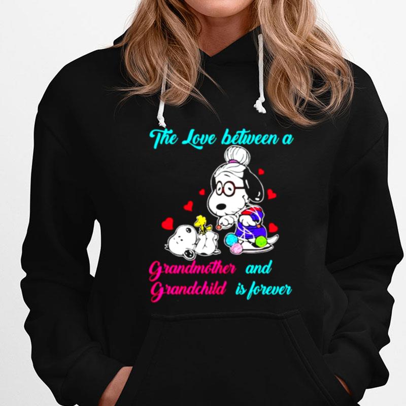 Snoopy The Love Between A Grandmother And Grandchild Is Forever T-Shirts