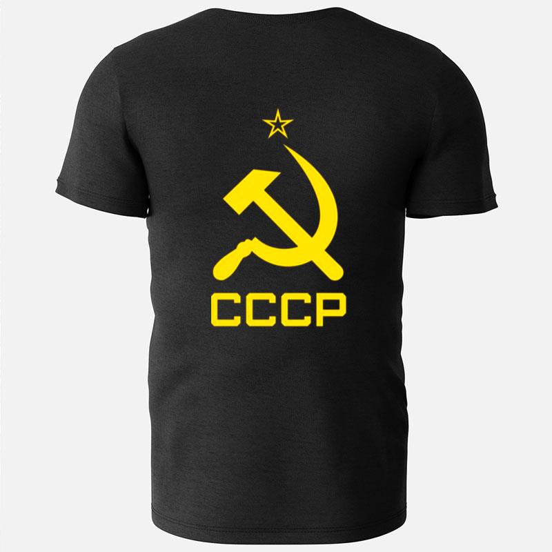 Soviet Union Hammer And Sickle Red Star Communism Cccp T-Shirts