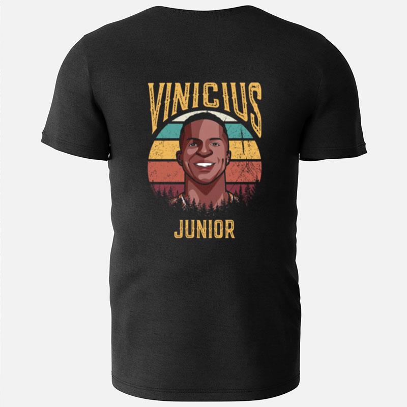 Sunset Art Vinicius Jr Vini Distressed T-Shirts