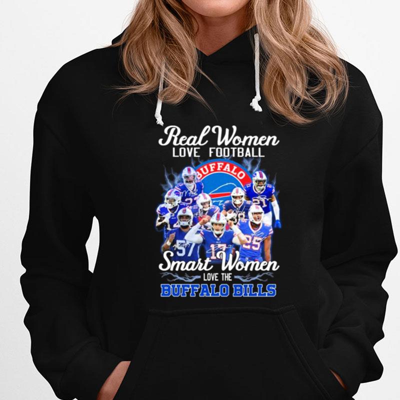 Thanksgiving Real Women Love Football Smart Women Love The Buffalo Bills Signatures T-Shirts