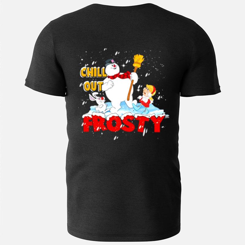 Tv Show Chilly Out Frosty Graphic Christmas T-Shirts