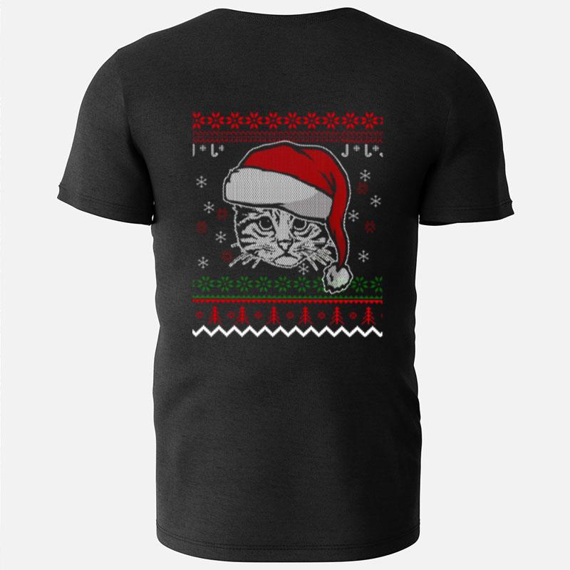 Ugly Cat Cats Christmas T-Shirts