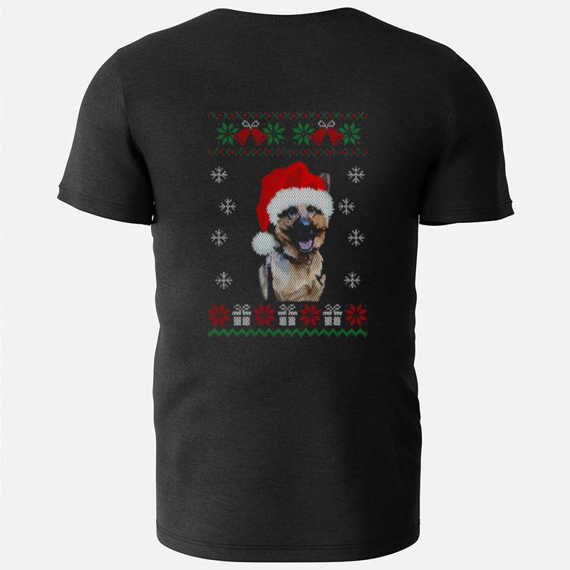 Ugly Dog Shepherd Christmas T-Shirts