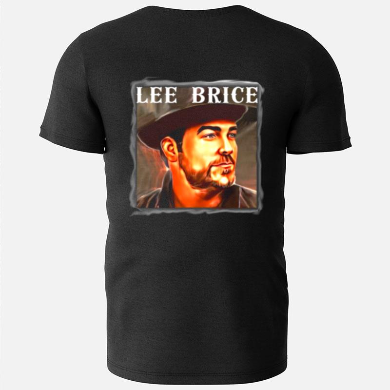 Vintage Portrait Of Lee Brice T-Shirts