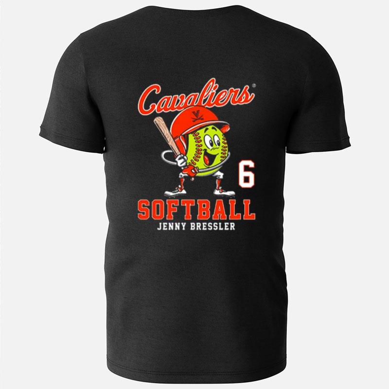 Virginia Cavaliers Ncaa Softball Jenny Bressler T-Shirts