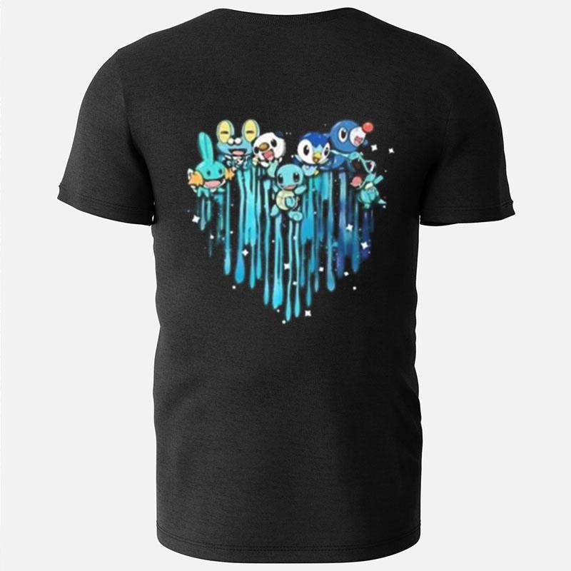 Water Love Pokemon Water T-Shirts
