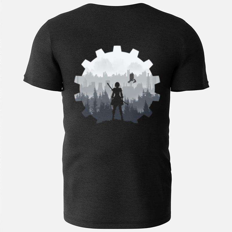 Weight Of The World Nier Automata 2B T-Shirts