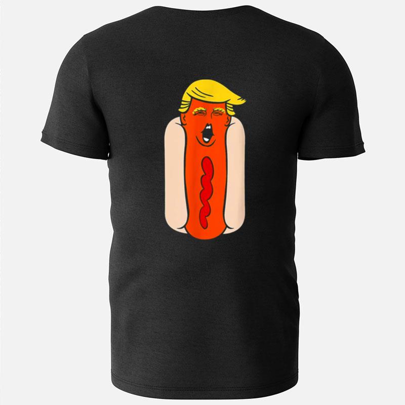 Weiner Hot Dog Head Biden Costume T-Shirts