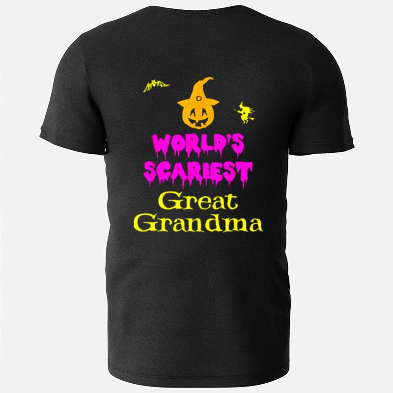 World's Scariest Great Lazy Easy Grandma Halloween T-Shirts