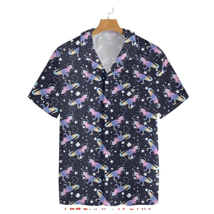 Astro TRex Dinosaur Hawaiian Shirt