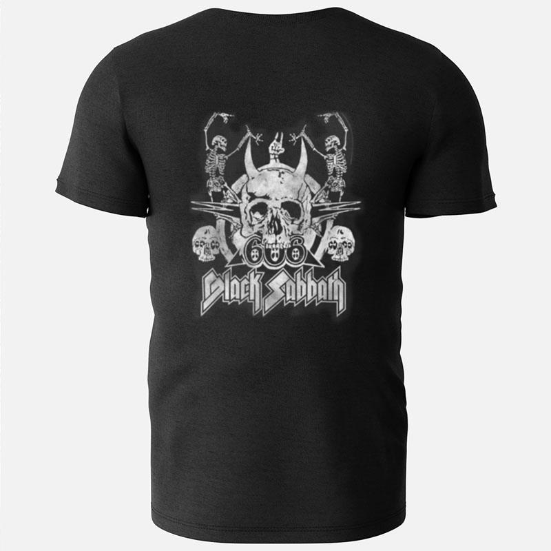 Black Sabbath Official Vintage Dancing Skeletons T-Shirts