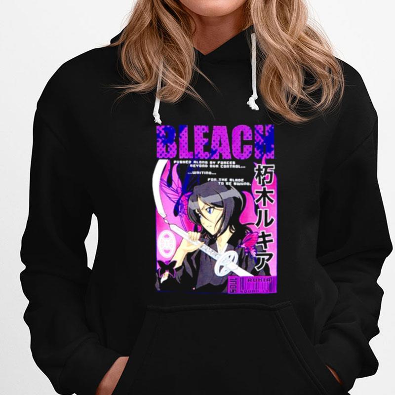 Bleach Rukia Purple Portrait T-Shirts