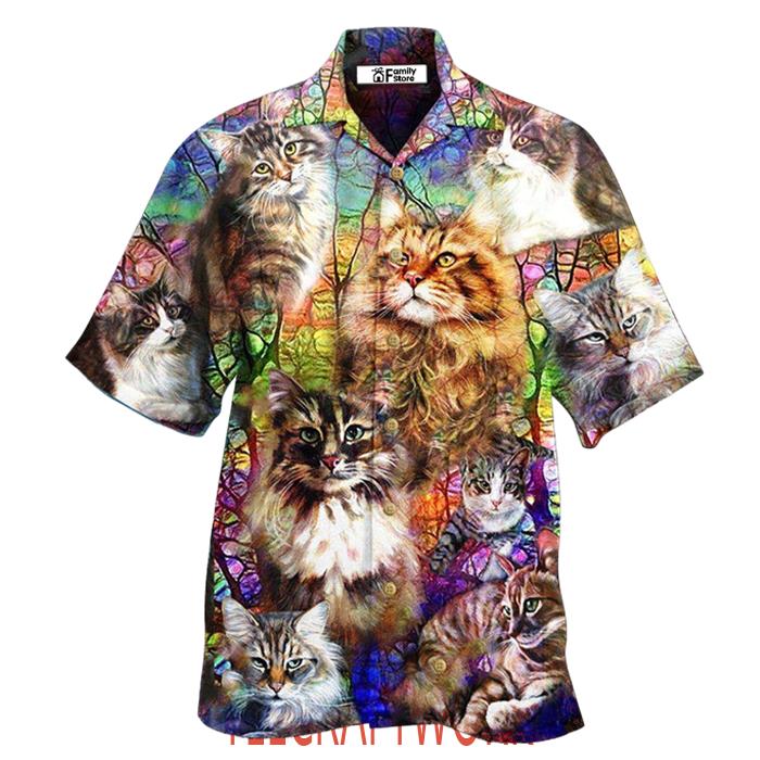 Cat Life Is Better With Cat Hawaiian Shirt