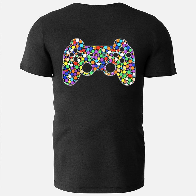 Colourful Polka Dot Video Game International Dot Day T-Shirts