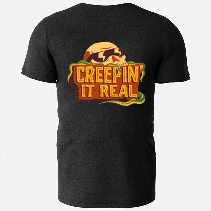 Creepin It Real Summer Beach Skeleton T-Shirts
