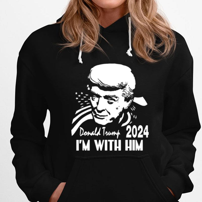 Donald Trump 2024 I'm With Him America T-Shirts