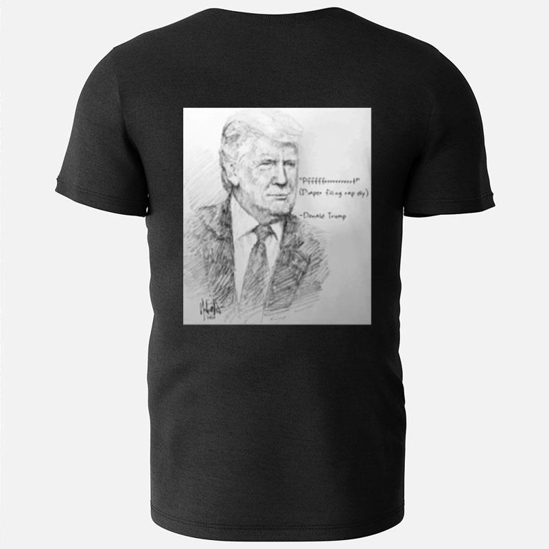 Donald Trump Diaper Filling Rap Fly T-Shirts