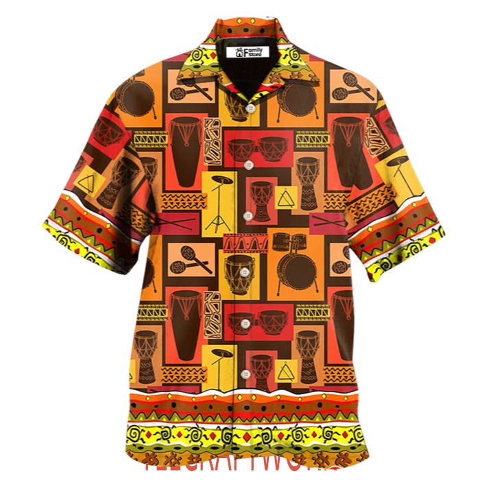 Drum Symbol Music Lover Hawaiian Shirt