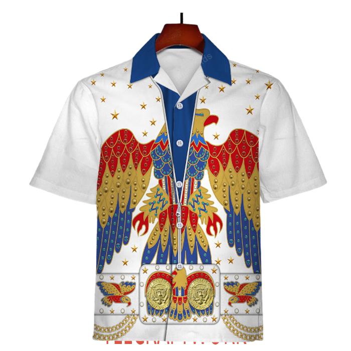 Elvis Eagle Hawaiian Shirt