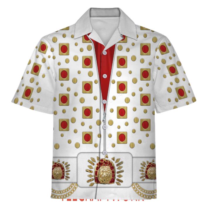 Elvis Eyelet Suit Hawaiian Shirt