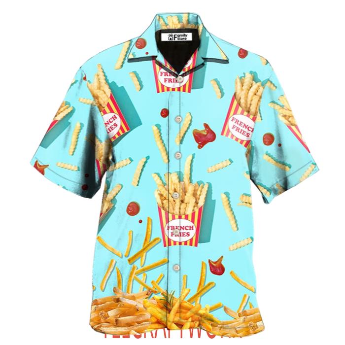 Food French Fries Basic Hawaiian Shirt