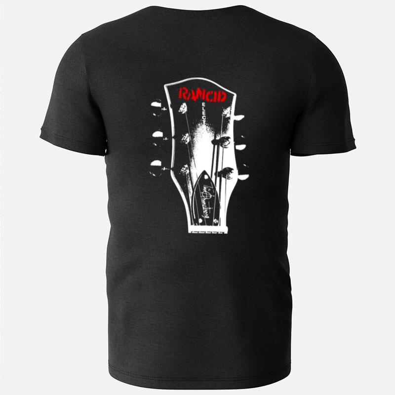 Guitar Design Logo Rancid Band T-Shirts