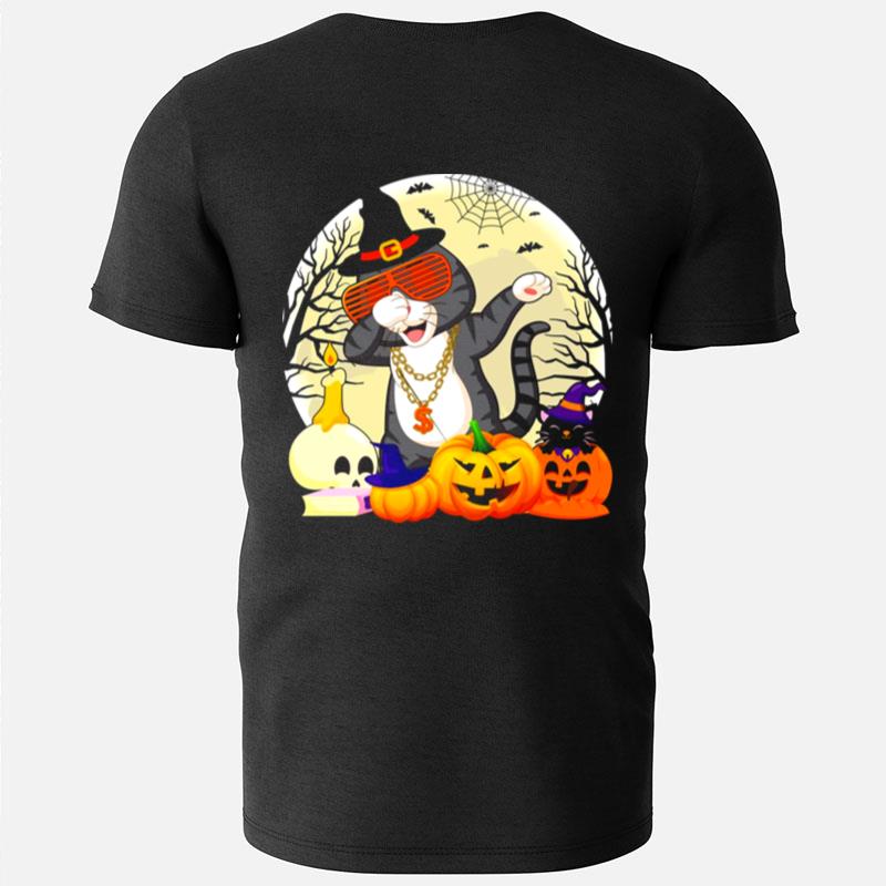 Halloween Cat Dad T-Shirts