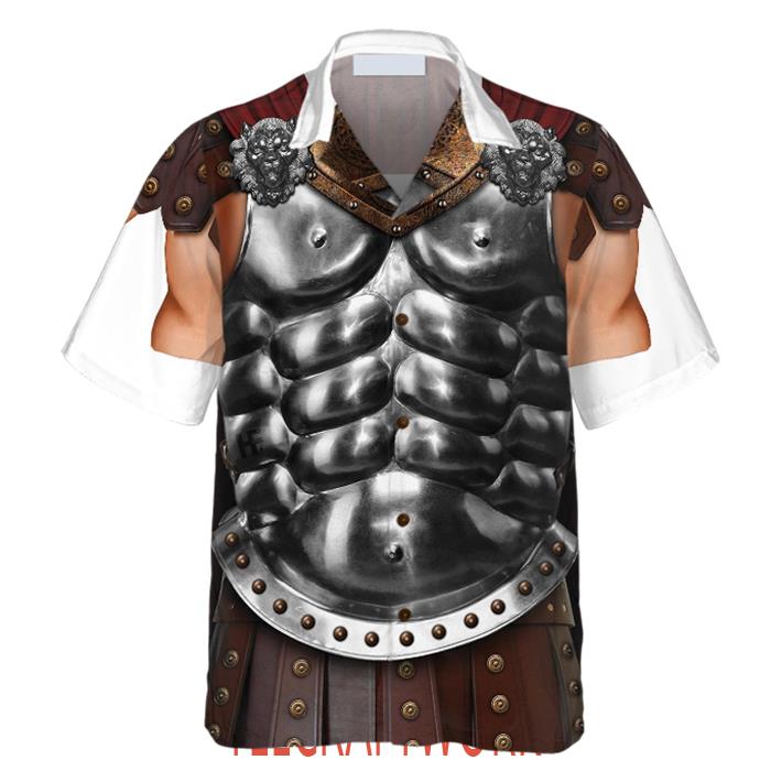 Halloween Gladiator Costume Hawaiian Shirt