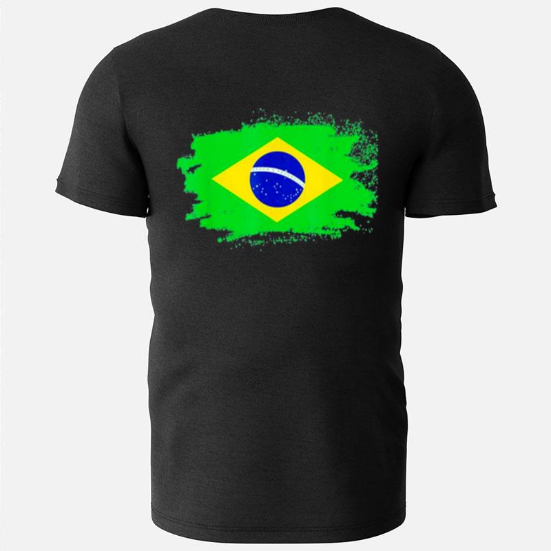 I Love Brazil Soccer Football Brazilian South Latin America T-Shirts
