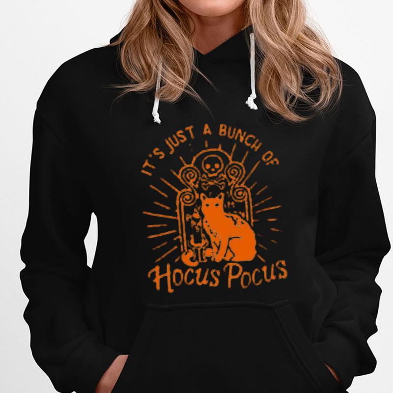 It's Just A Bunch Of Hocus Pocus Halloween Cat T-Shirts