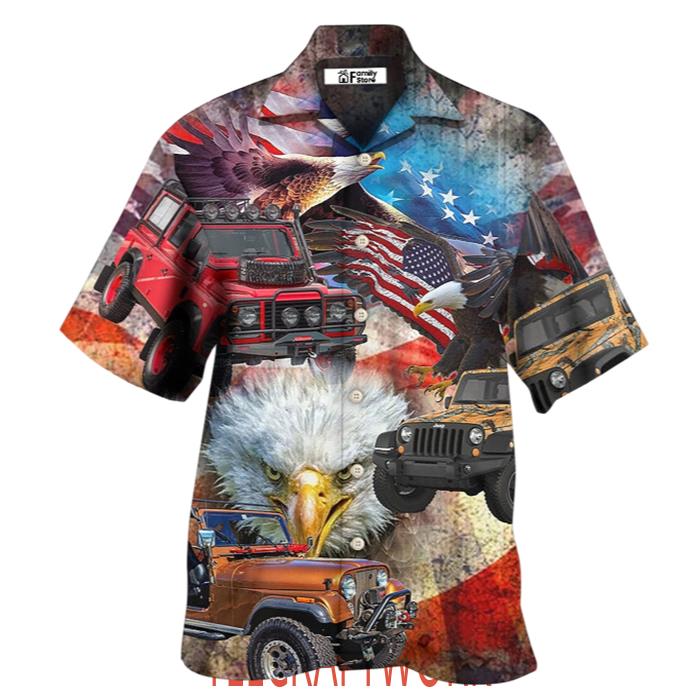Jeep Independence Day America Hawaiian Shirt