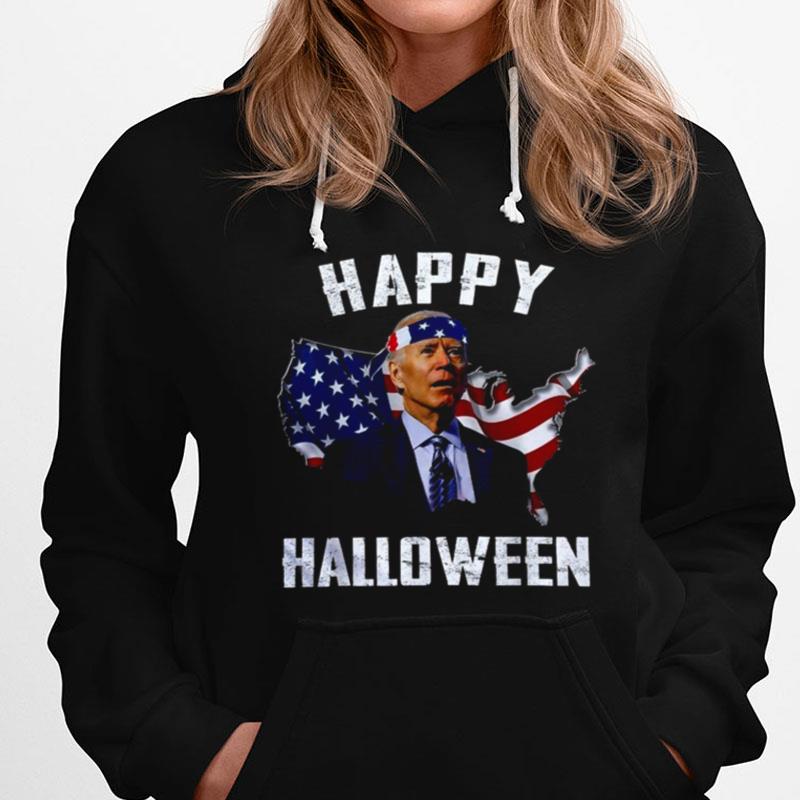 Joe Biden Happy Halloween American Flag 4Th Of July T-Shirts