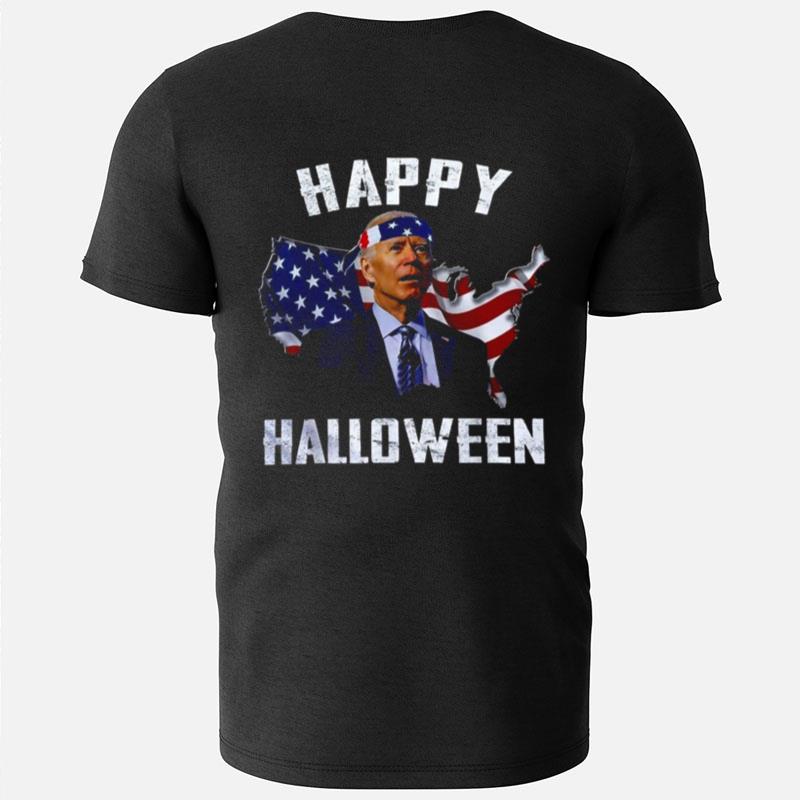 Joe Biden Happy Halloween American Flag 4Th Of July T-Shirts