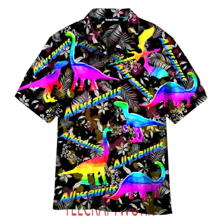 LGBT Allysaurus Priden Hawaiian Shirt