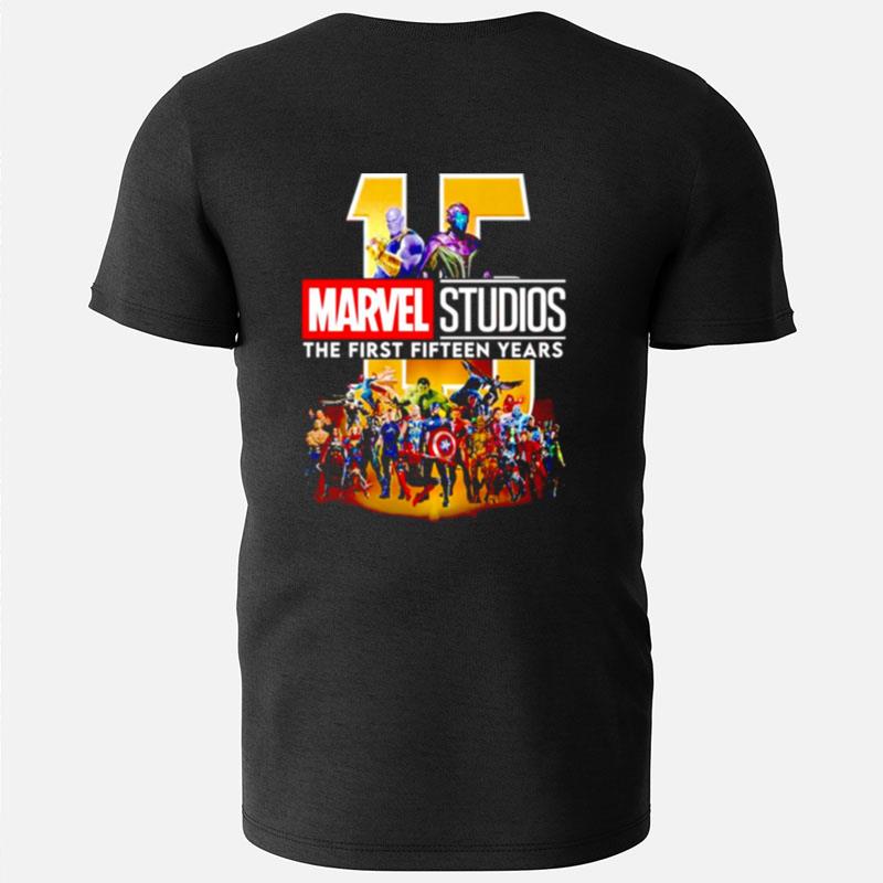 Marvel Studios The First Fifteen Years T-Shirts