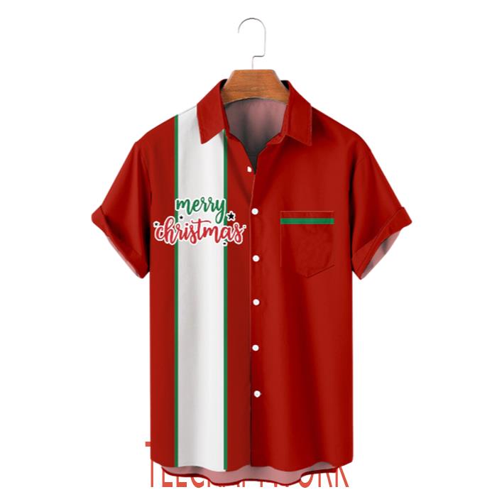 Merry Christmas Plus Size Hawaiian Shirt