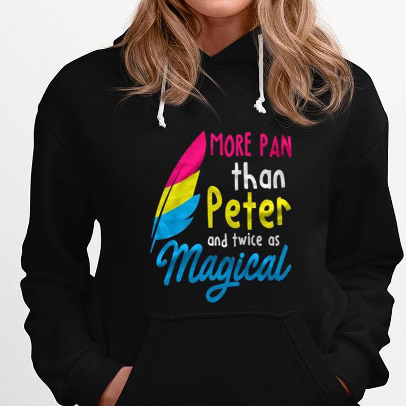 More Pan Than Peter Funny Lgbtq Queer Omnisexual Pansexual T-Shirts