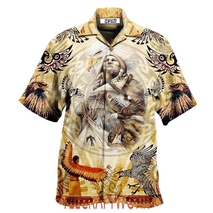 Native American Power Of Eagle Cool Hawaiian Shirt