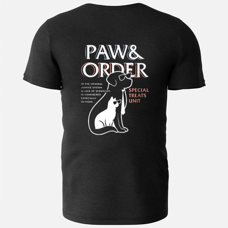 Paw And Order Special Feline Unit Pets Training Dog And Cat T-Shirts