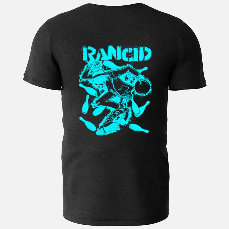 Rock Music Neon Design Rancid Band T-Shirts