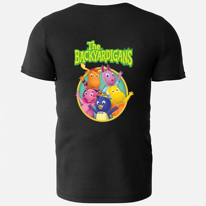 Round Design The Backyardigans Cartoon T-Shirts