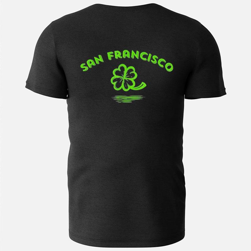 San Francisco California Irish American Vintage Shamrock T-Shirts