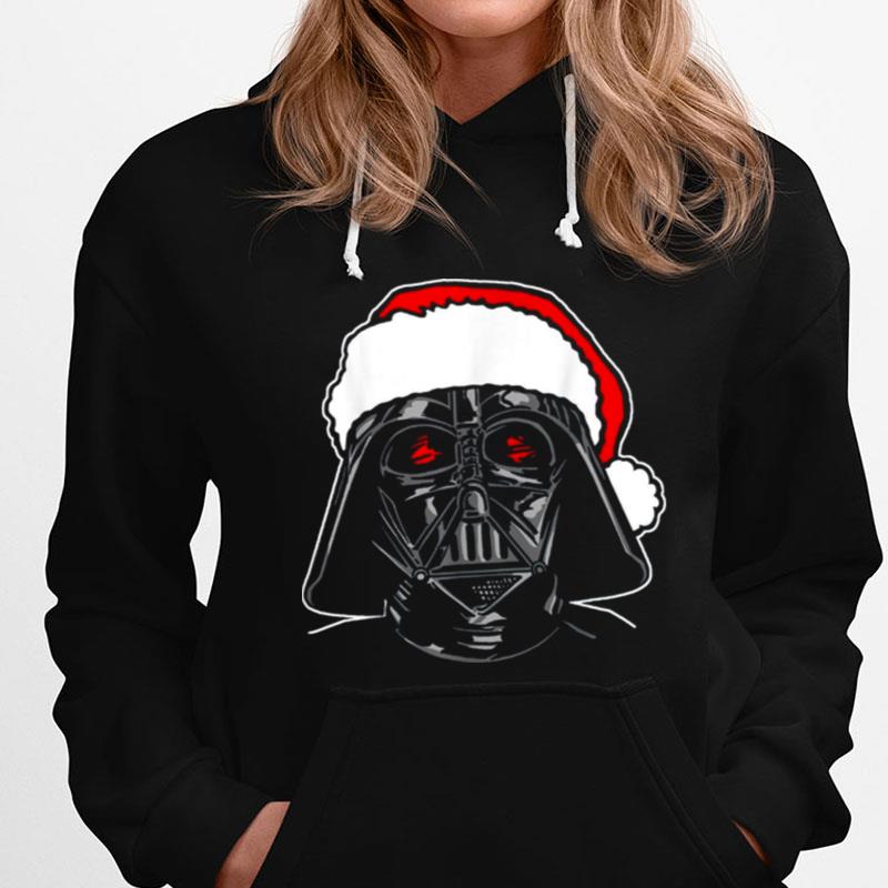 Santa Darth Vader Sketch Graphic Storm Trooper Santa Star Wars Christmas T-Shirts