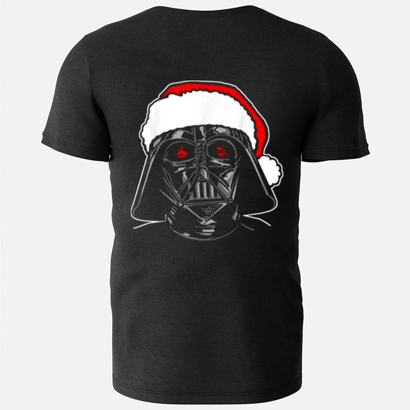 Santa Darth Vader Sketch Graphic Storm Trooper Santa Star Wars Christmas T-Shirts
