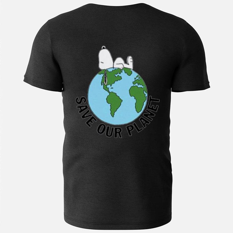 Save Our Planet Snoopy Vintage T-Shirts