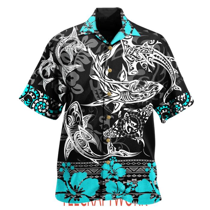 Shark Love Life Hawaiian Shirt