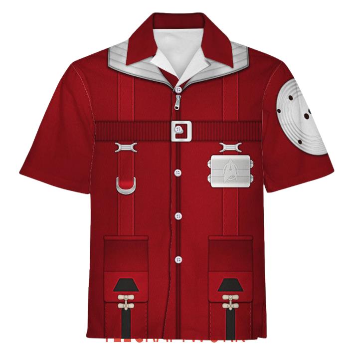 Star Trek Admiral Khan Coat Costume Officer Cool Hawaiian Shirt