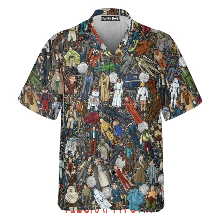 Star Wars Characters Figures Hawaiian Shirt